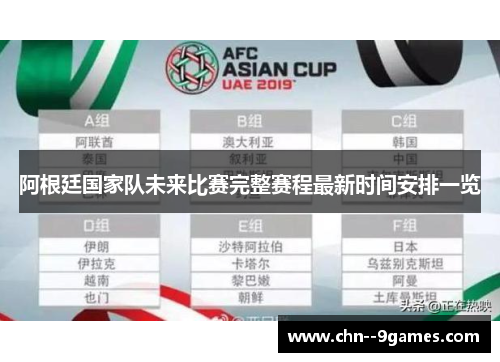 阿根廷国家队未来比赛完整赛程最新时间安排一览